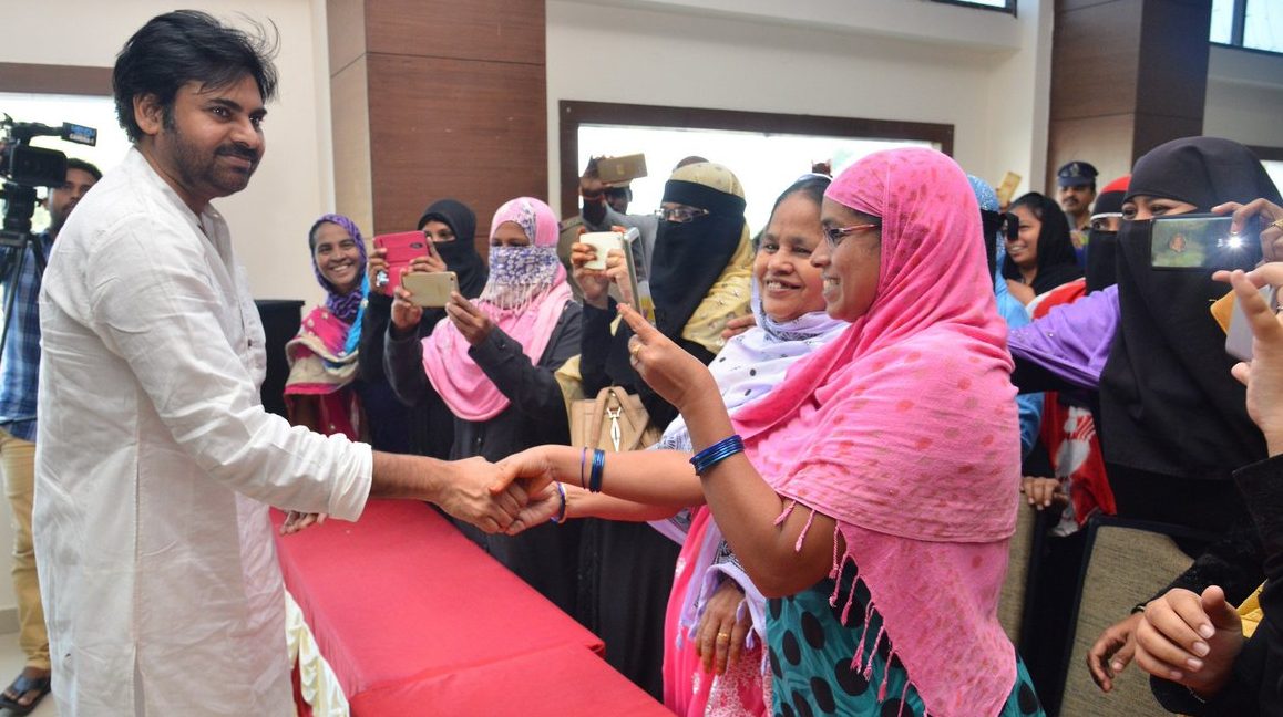 Pawan Kalyan with Muslim communities