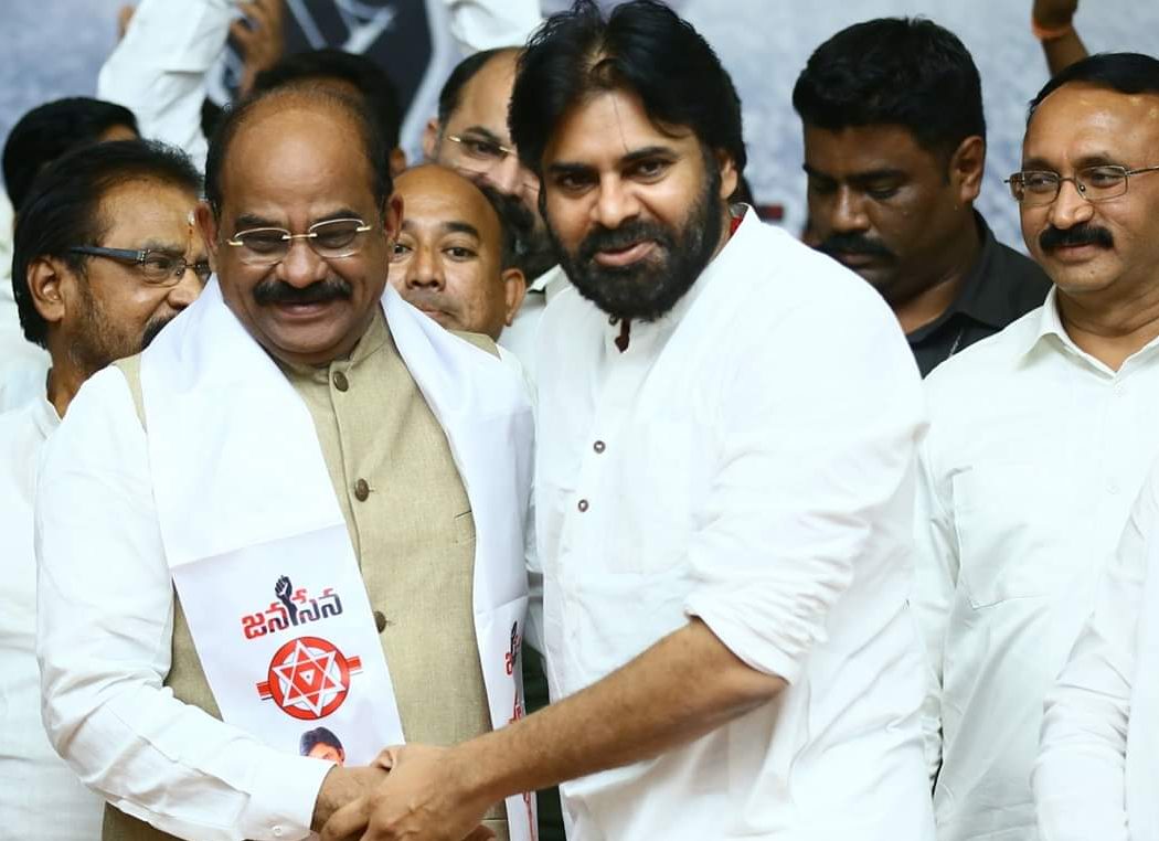 awan Kalyan Welcomes BJP MLA Akula Satyanarayana Into JanaSena