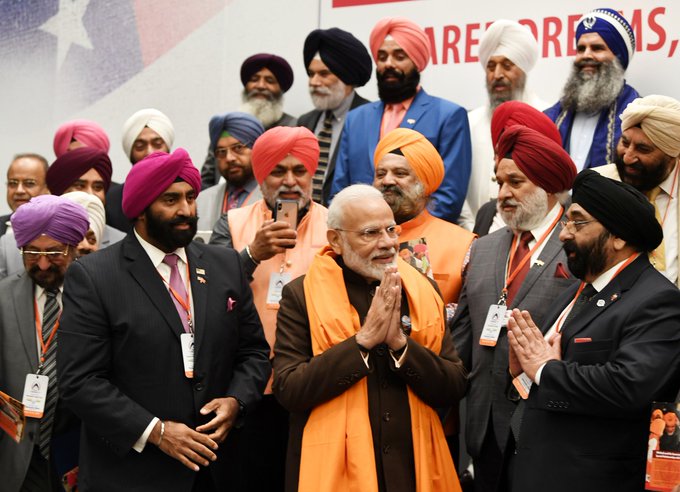 Sikh Community Thanked Modi.